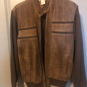 REPAGE BROWN MENS LEATHER JACKET
